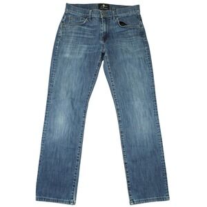 7 For All Mankind The Straight Jeans Mens 30 Blue Luxe Performance Stretch Denim